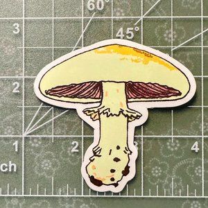 🌿 **Exquisite Mushroom Waterproof Vinyl Sticker** 🌿